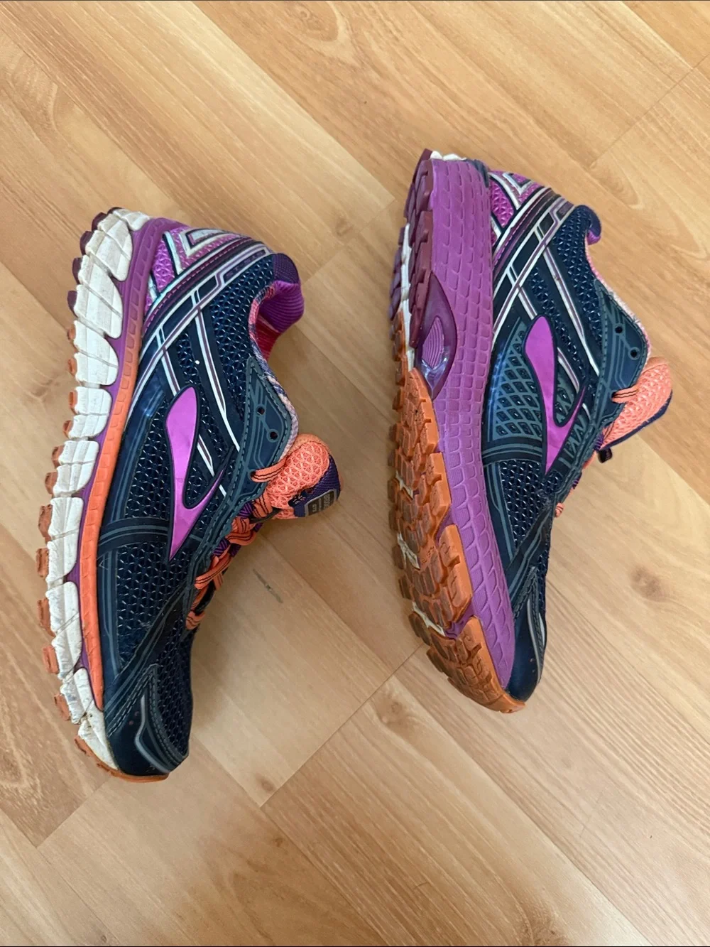 Brooks Women's Navy, Purple & Coral Running Sneakers